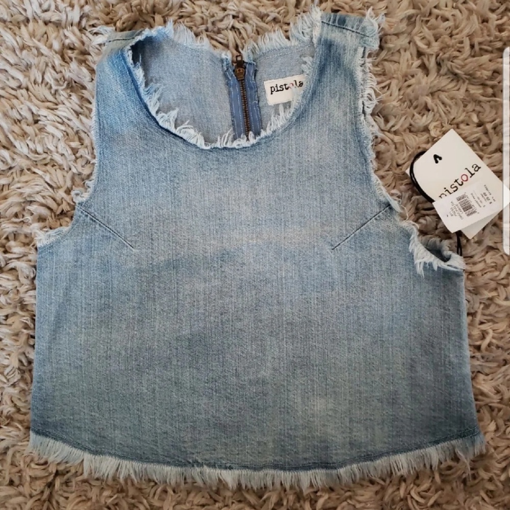 Denim top
